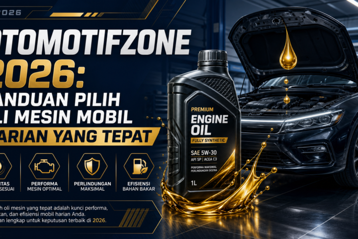 otomotifzone - Otomotifzone 2026: Panduan Pilih Oli Mesin Mobil Harian yang Tepat