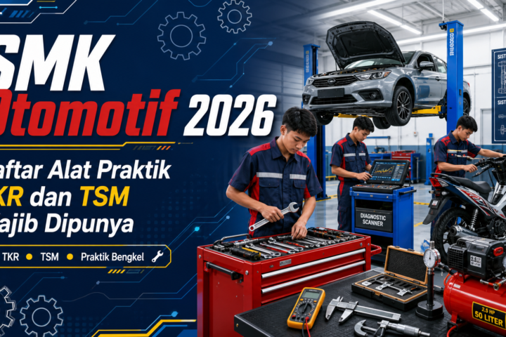 smk - SMK Otomotif 2026: Daftar Alat Praktik TKR dan TSM Wajib Dipunya