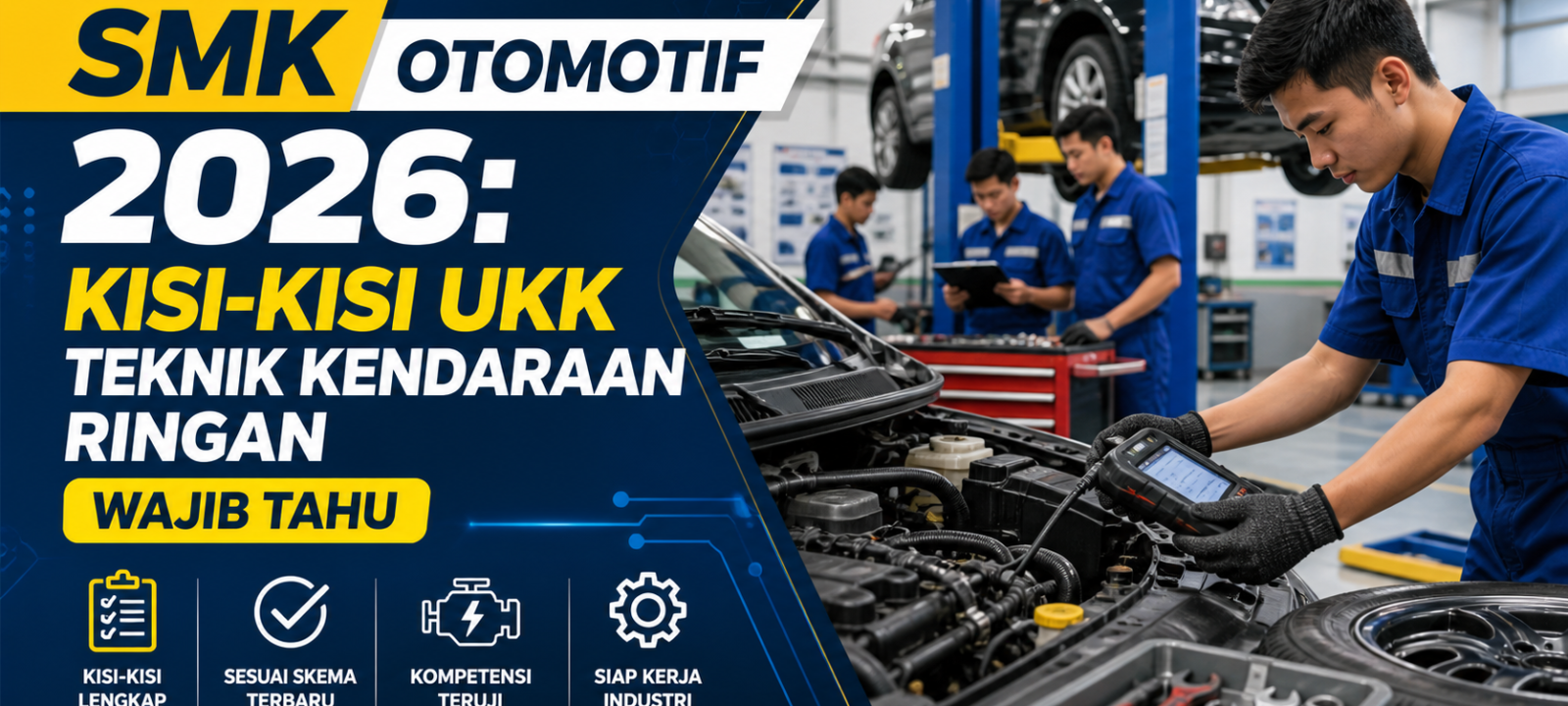 smk - SMK Otomotif 2026: Kisi-kisi UKK Teknik Kendaraan Ringan Wajib Tahu