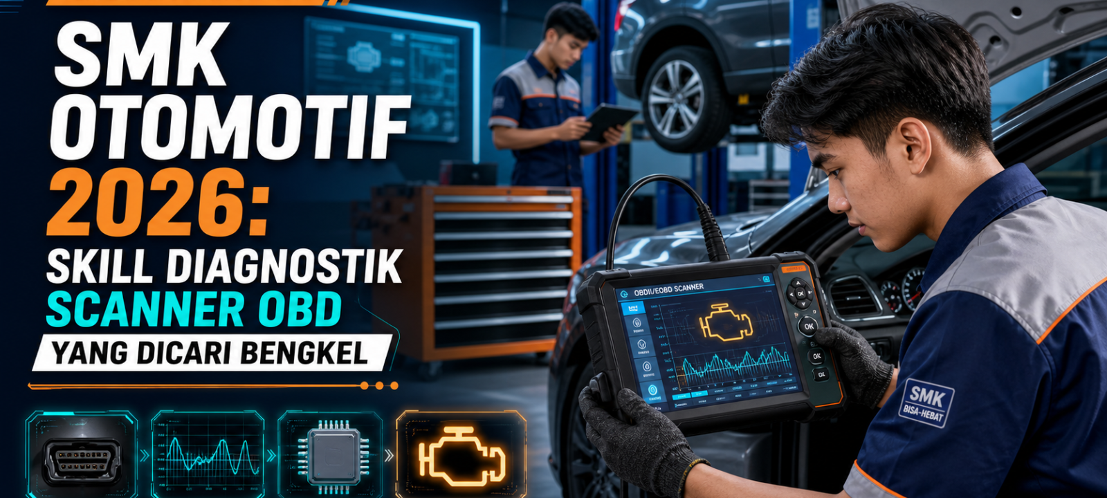 smk - SMK Otomotif 2026: Skill Diagnostik Scanner OBD yang Dicari Bengkel