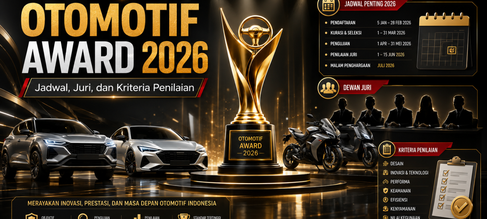 award - Otomotif Award 2026: Jadwal, Juri, dan Kriteria Penilaian