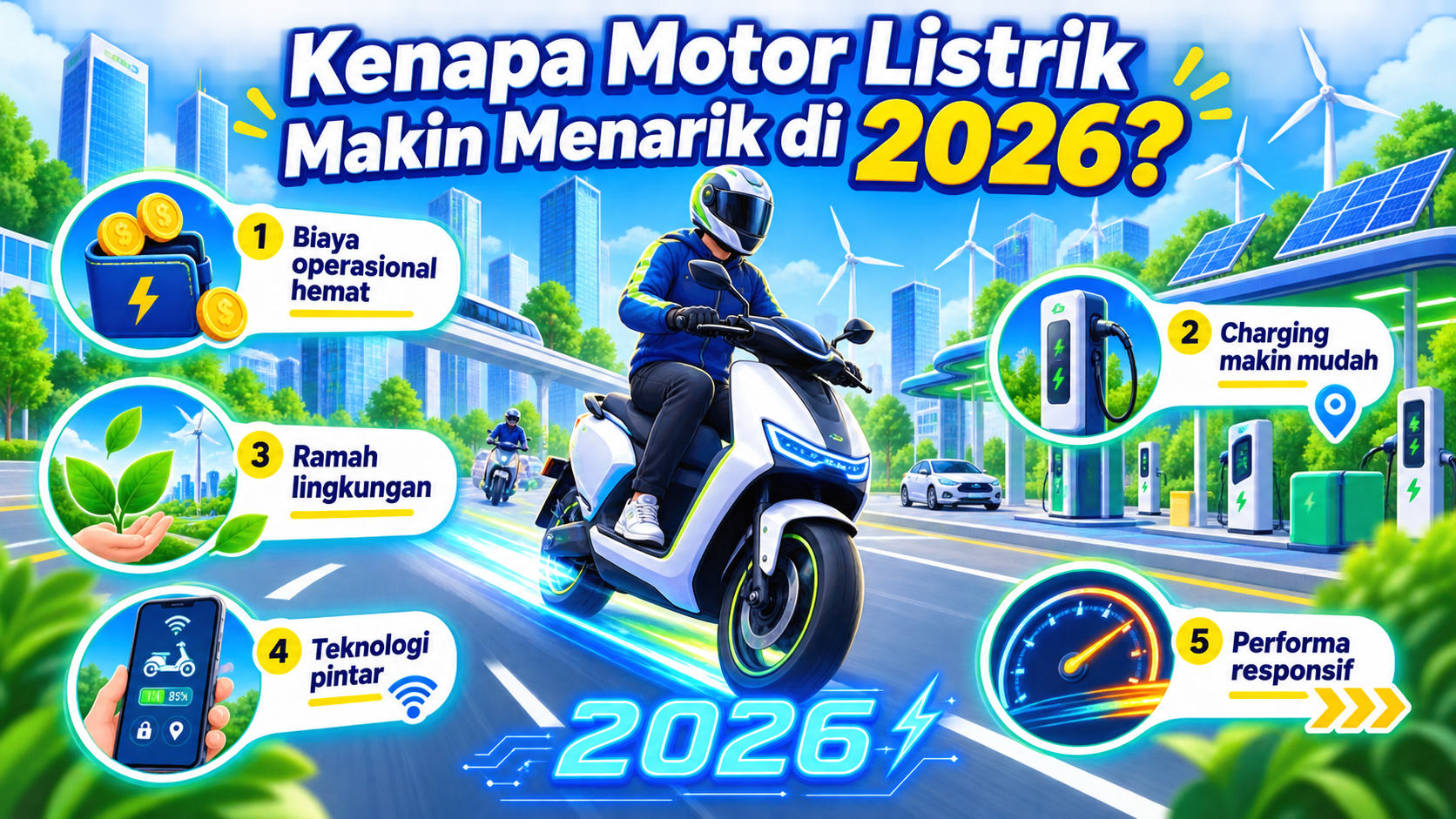 Kenapa Motor Listrik Makin Menarik di 2026? - motor