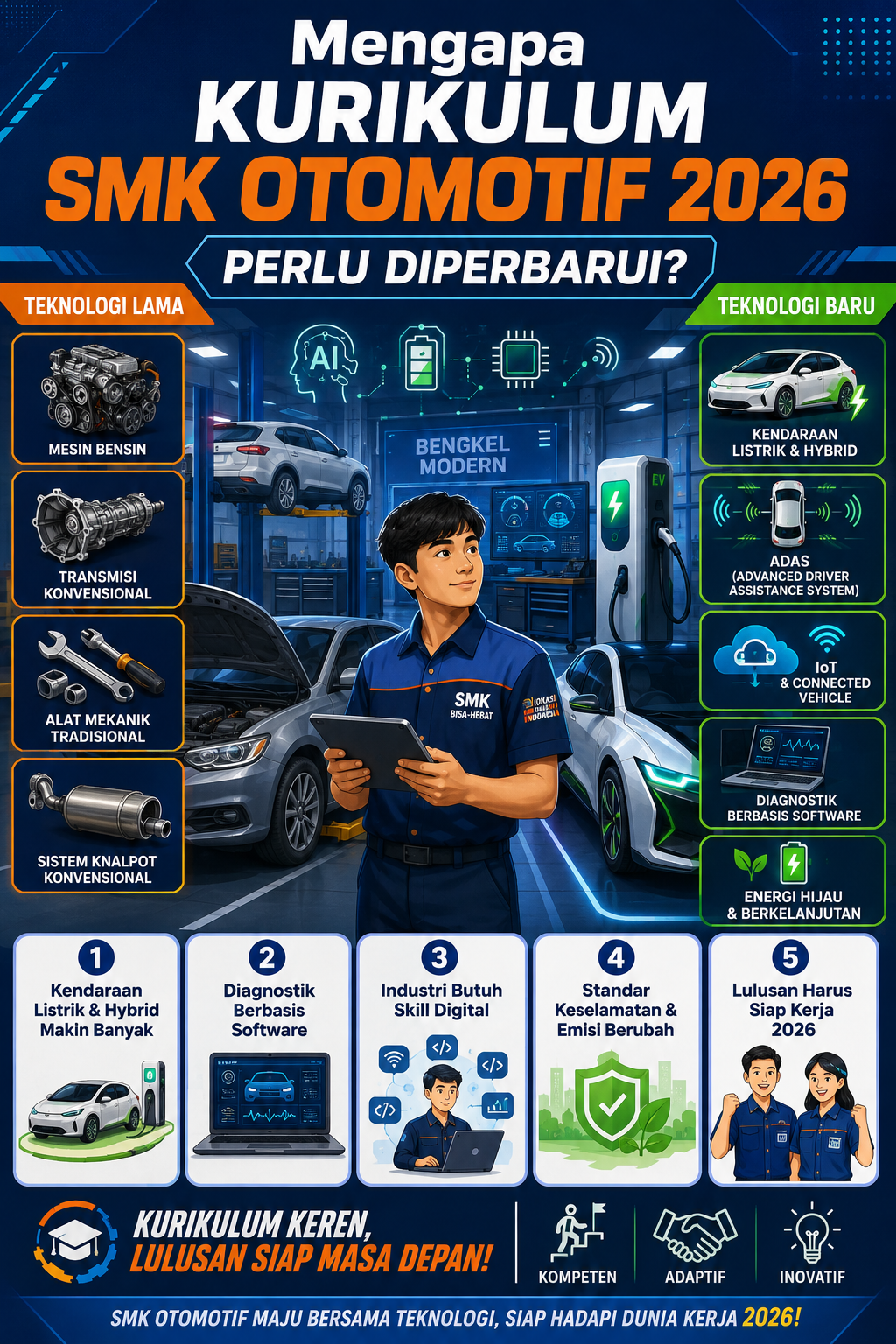Mengapa Kurikulum SMK Otomotif 2026 Perlu Diperbarui? - smk