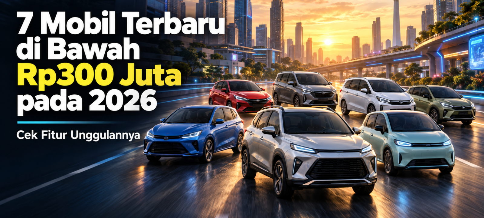 mobil - 7 Mobil Terbaru di Bawah Rp300 Juta pada 2026, Cek Fitur Unggulannya