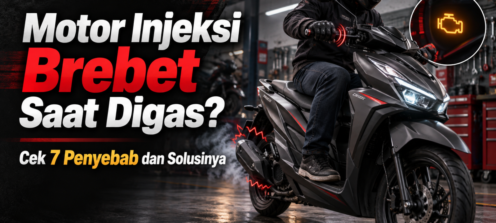 motor - Motor Injeksi Brebet Saat Digas? Cek 7 Penyebab dan Solusinya
