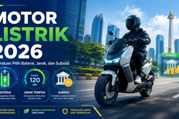 motor - Motor Listrik 2026: Panduan Pilih Baterai, Jarak, dan Subsidi