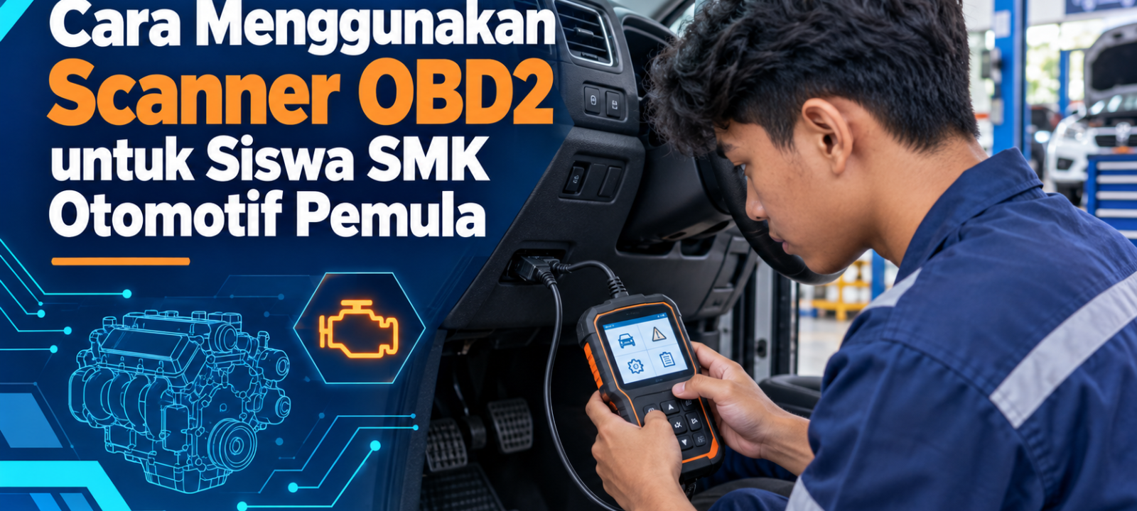 obd2 - Cara Menggunakan Scanner OBD2 untuk Siswa SMK Otomotif Pemula