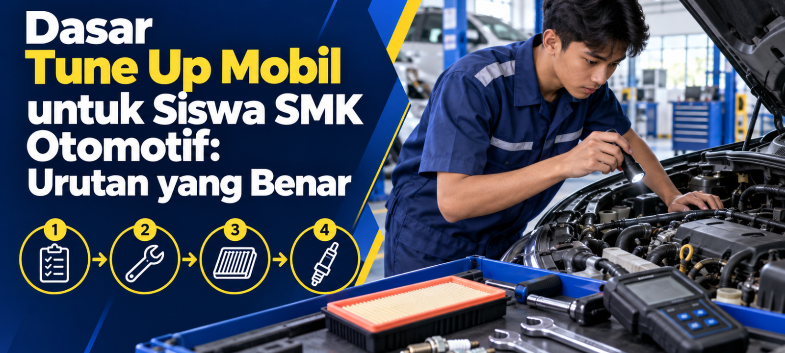 otomotif - Dasar Tune Up Mobil untuk Siswa SMK Otomotif: Urutan yang Benar