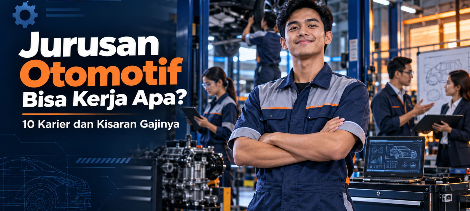 otomotif - Jurusan Otomotif Bisa Kerja Apa? 10 Karier dan Kisaran Gajinya