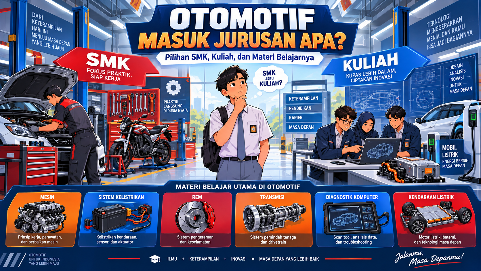Otomotif Masuk Jurusan Apa? - otomotif