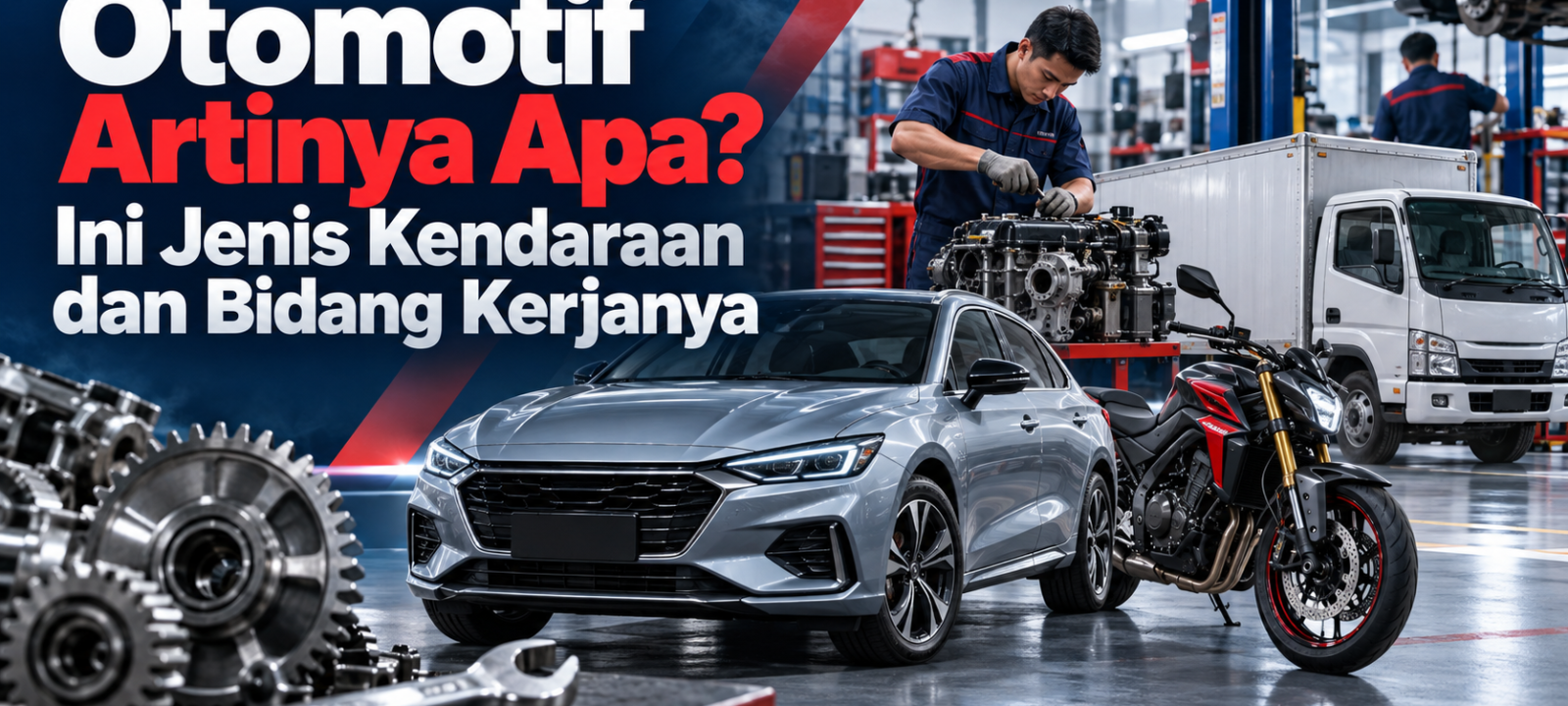 otomotif - Otomotif Artinya Apa? Ini Jenis Kendaraan dan Bidang Kerjanya