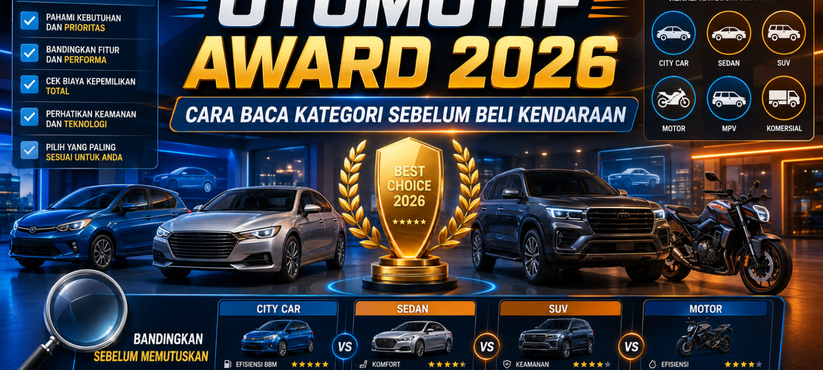 otomotif - Otomotif Award 2026: Cara Baca Kategori Sebelum Beli Kendaraan