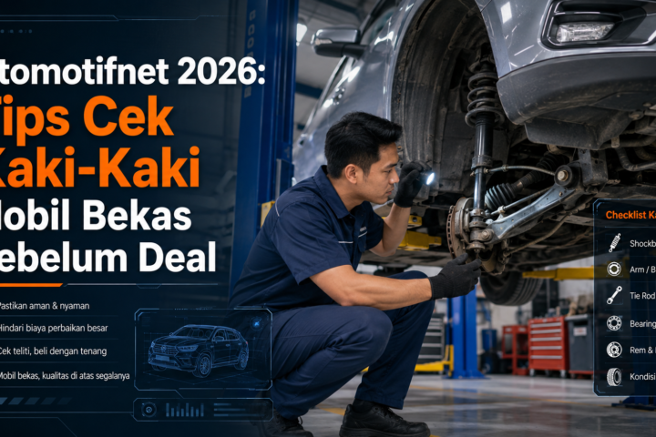 otomotifnet - Otomotifnet 2026: Tips Cek Kaki-Kaki Mobil Bekas Sebelum Deal