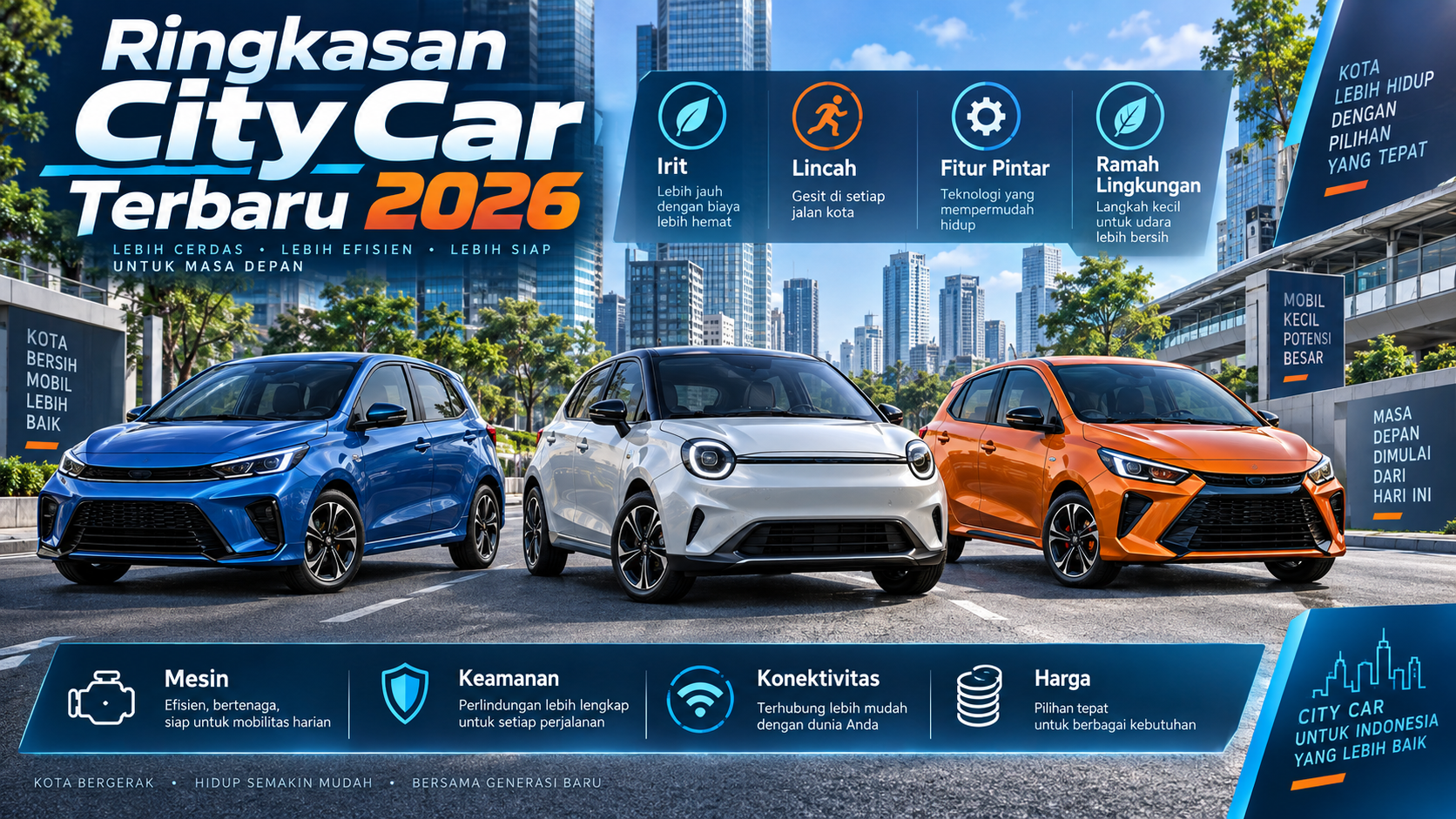 Ringkasan City Car Terbaru 2026 - citycar