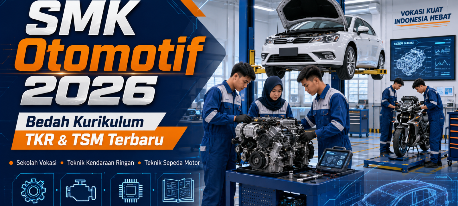 smk - SMK Otomotif 2026: Bedah Kurikulum TKR dan TSM Terbaru di Sekolah