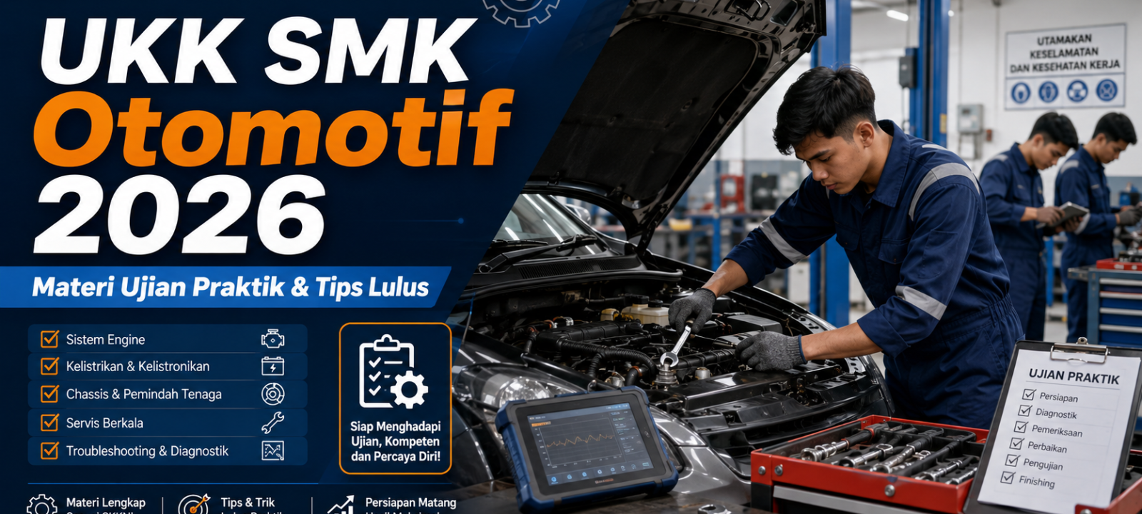 smk - UKK SMK Otomotif 2026: Materi Ujian Praktik dan Tips Lulus