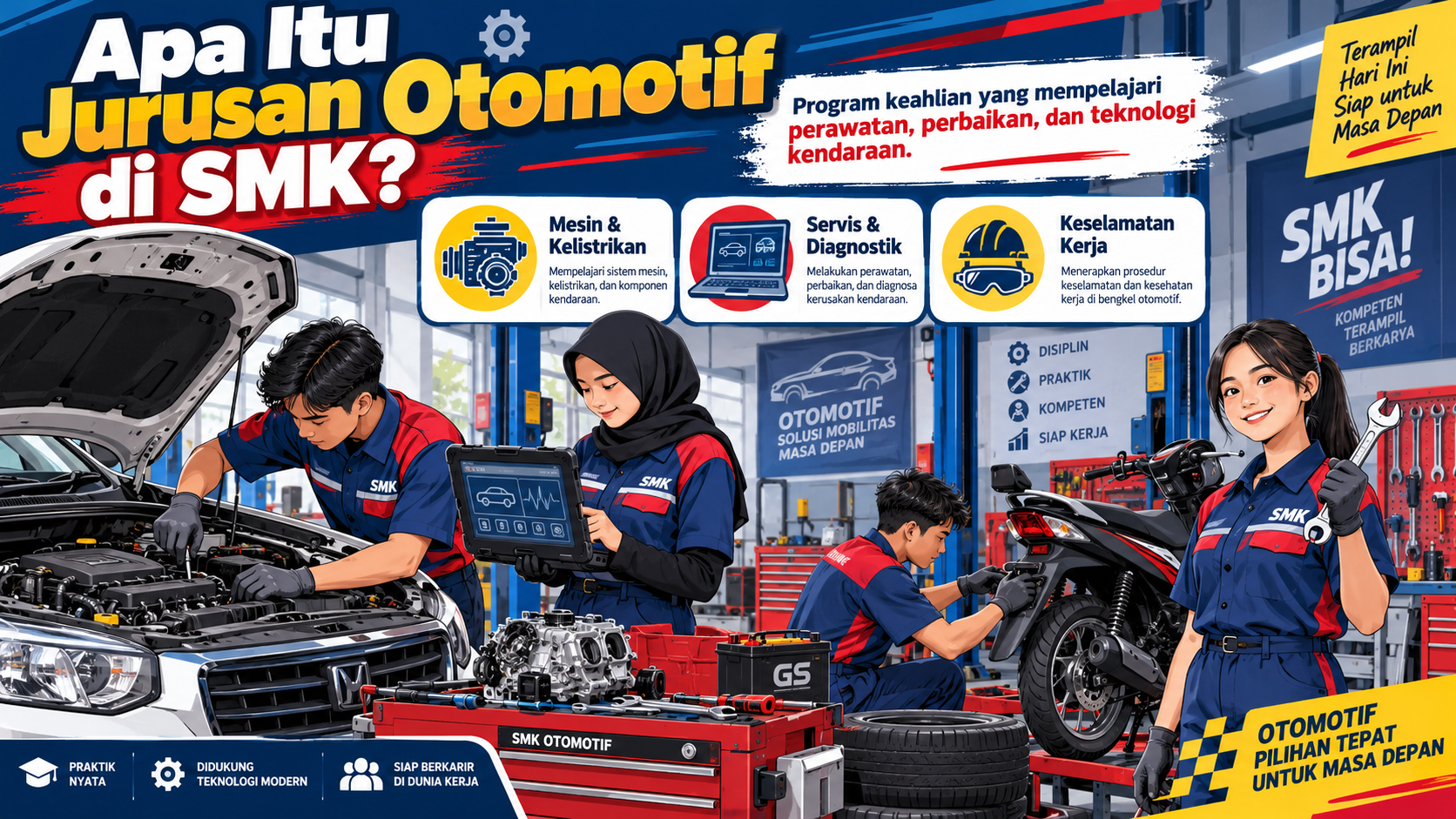 Apa Itu Jurusan Otomotif di SMK? - otomotif