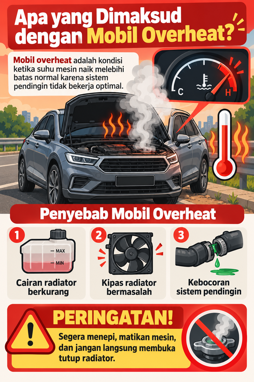 Apa yang Dimaksud dengan Mobil Overheat? - otomotifzone
