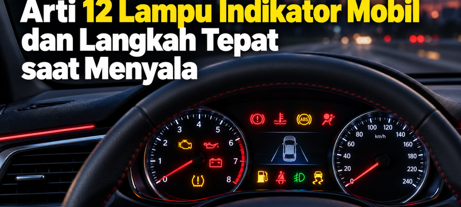 indikator - Arti 12 Lampu Indikator Mobil dan Langkah Tepat saat Menyala