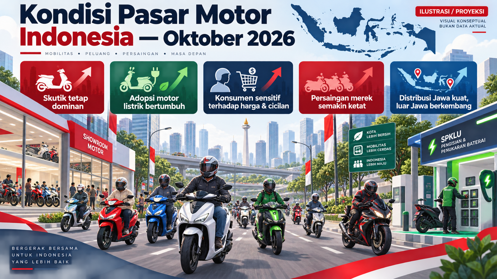 Kondisi Pasar Motor Indonesia pada Oktober 2026 - motor