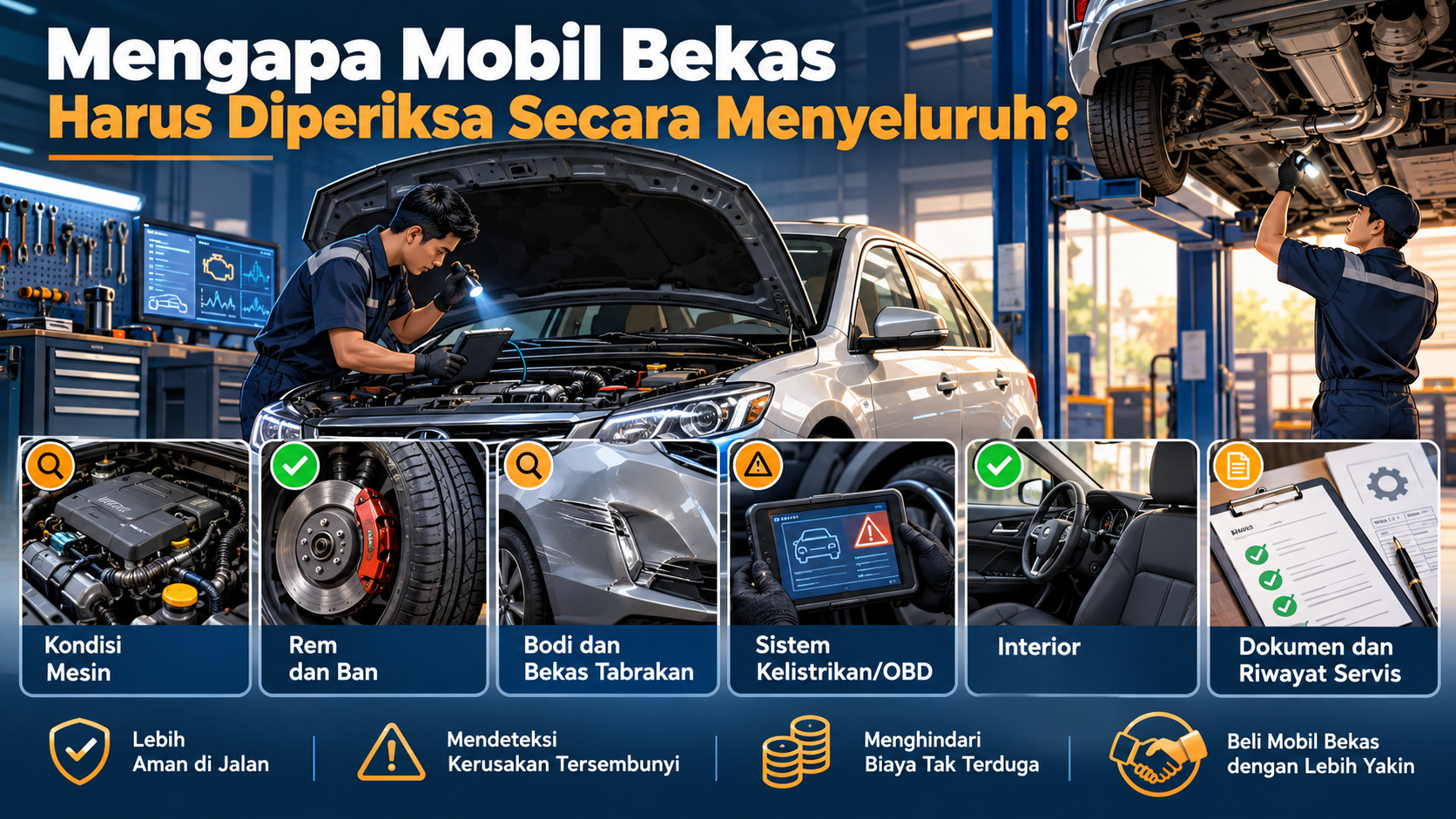 Mengapa Mobil Bekas Harus Diperiksa Secara Menyeluruh? - otomotifzone