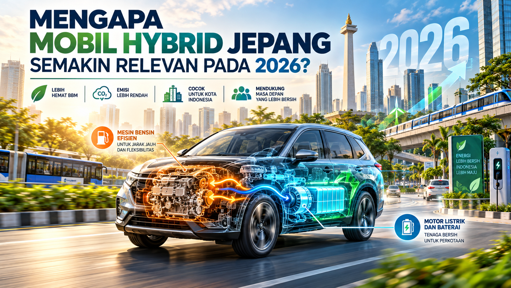 Mengapa Mobil Hybrid Jepang Semakin Relevan pada 2026? - hybrid