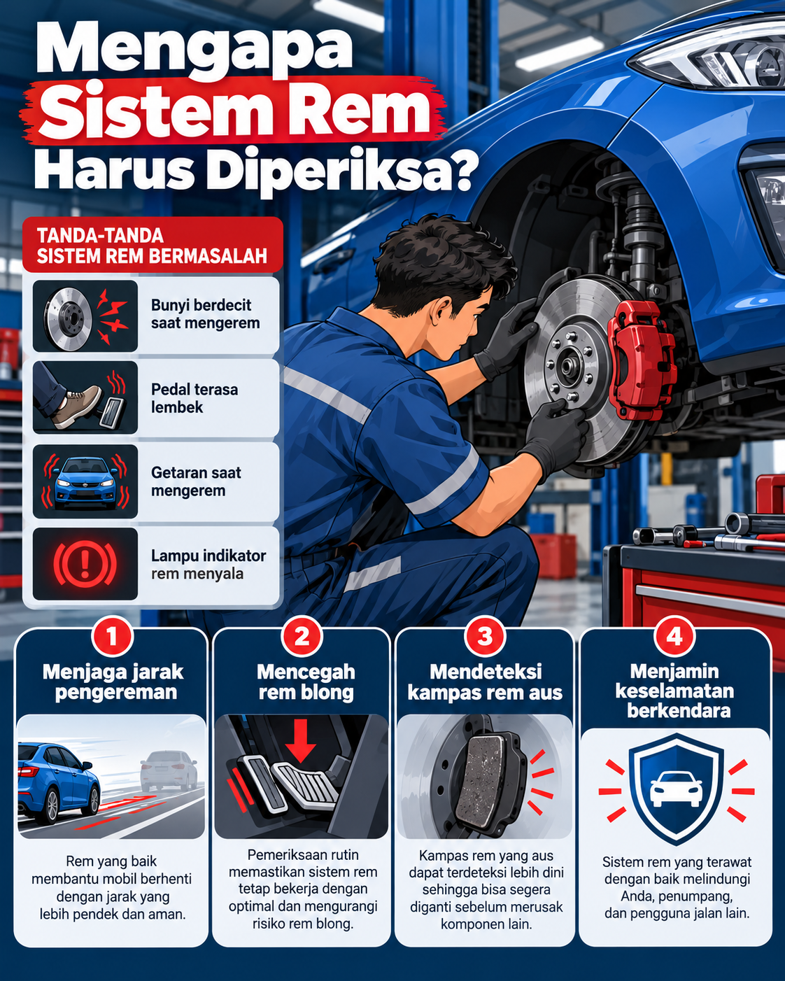 Mengapa Sistem Rem Harus Diperiksa? - rem