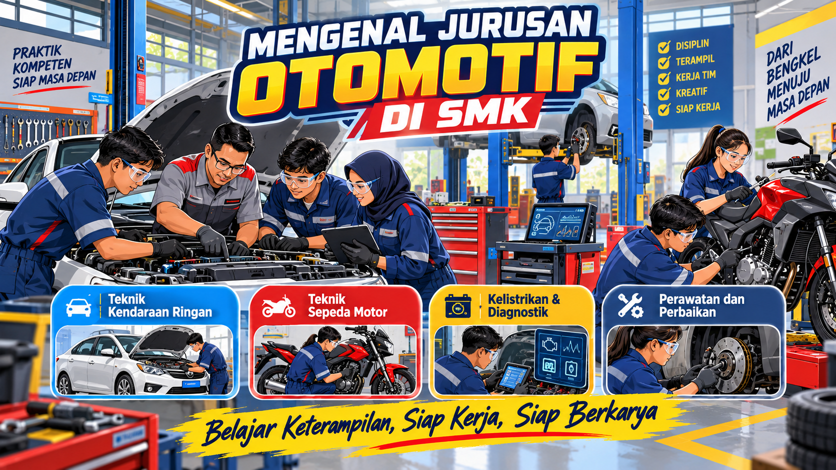 Mengenal Jurusan Otomotif di SMK - otomotif