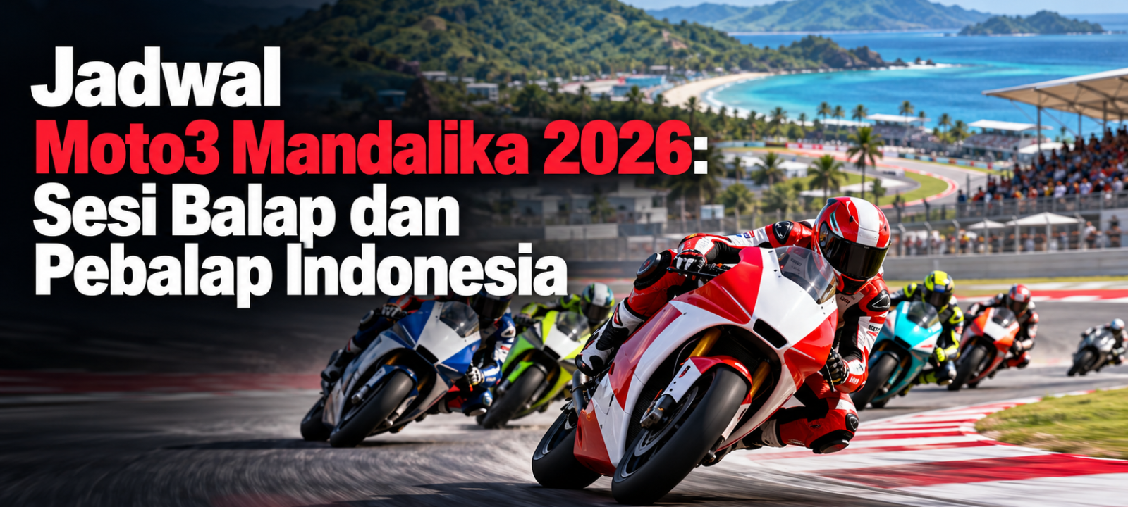 moto3 - Jadwal Moto3 Mandalika 2026: Sesi Balap dan Pebalap Indonesia