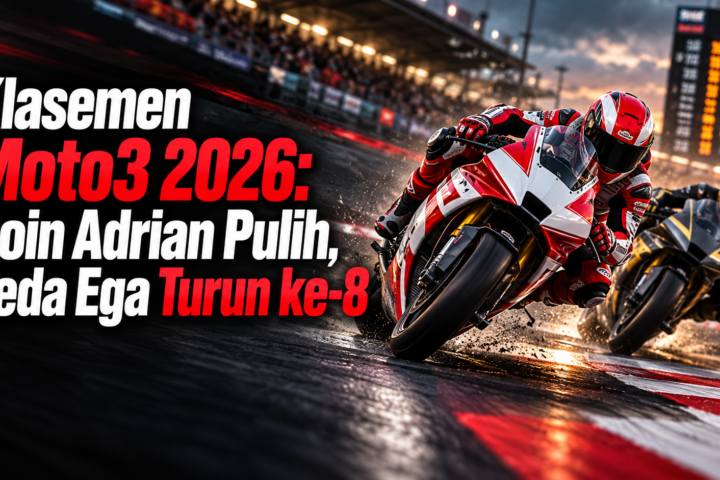 moto3 - Klasemen Moto3 2026: Poin Adrian Pulih, Veda Ega Turun ke-8