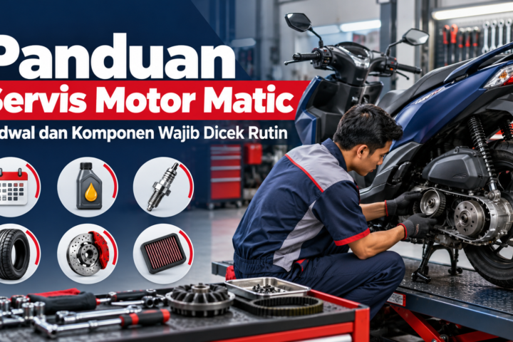 motor - Panduan Servis Motor Matic: Jadwal dan Komponen Wajib Dicek Rutin
