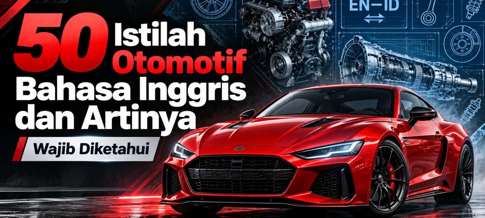 otomotif - 50 Istilah Otomotif Bahasa Inggris dan Artinya, Wajib Diketahui