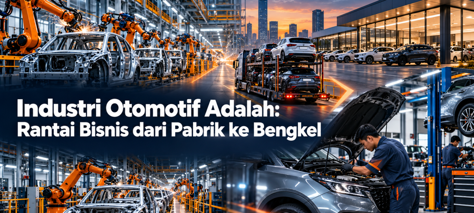otomotif - Industri Otomotif Adalah: Rantai Bisnis dari Pabrik ke Bengkel