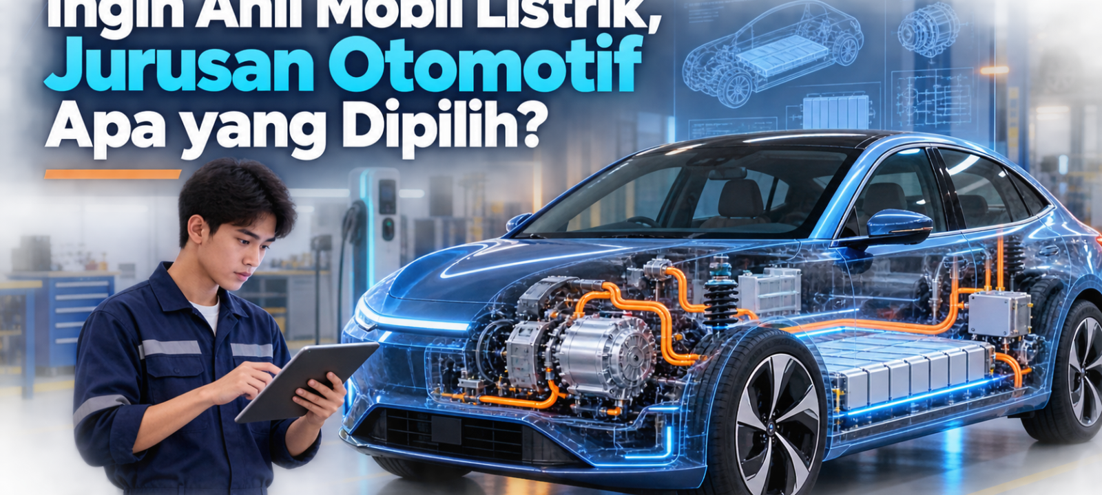 otomotif - Ingin Ahli Mobil Listrik, Jurusan Otomotif Apa yang Dipilih?