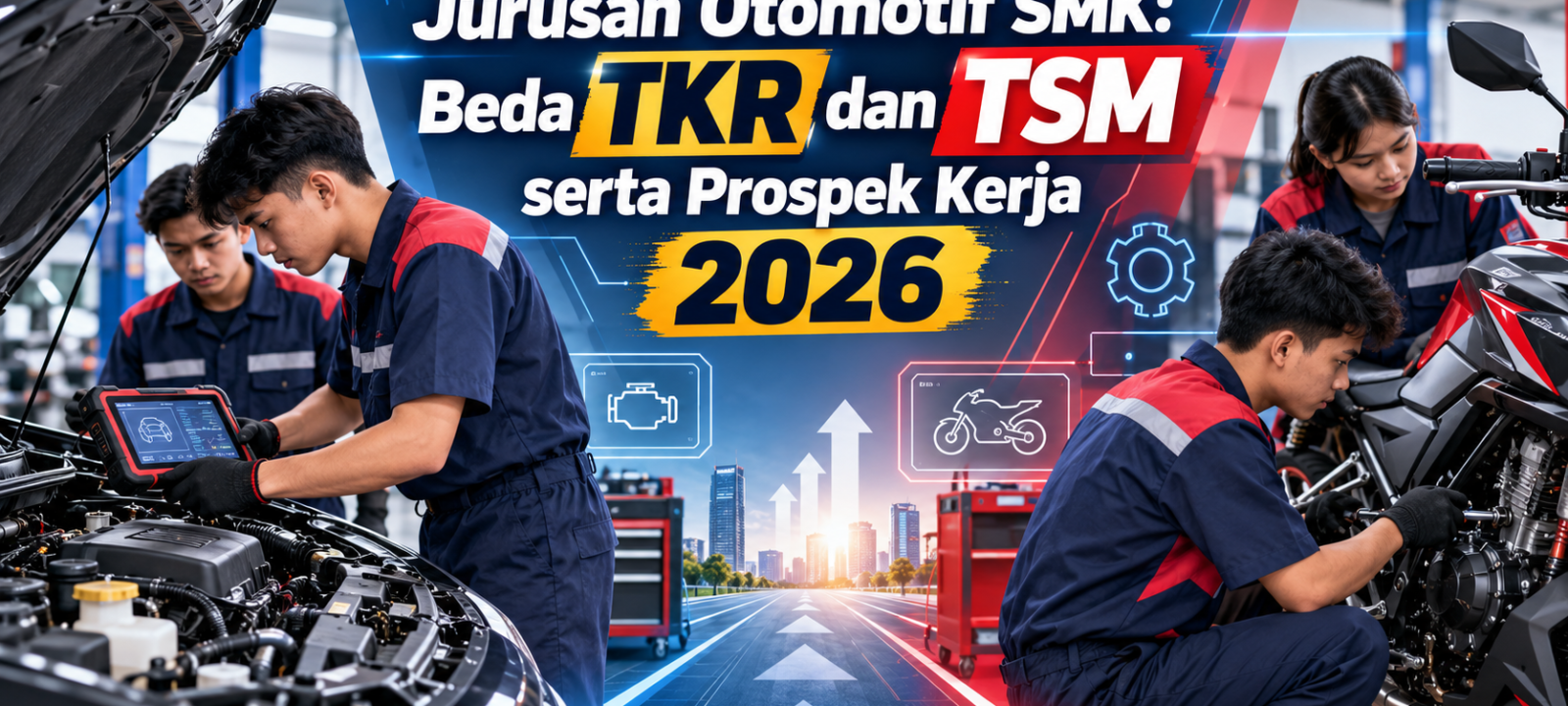 otomotif - Jurusan Otomotif SMK: Beda TKR dan TSM serta Prospek Kerja 2026