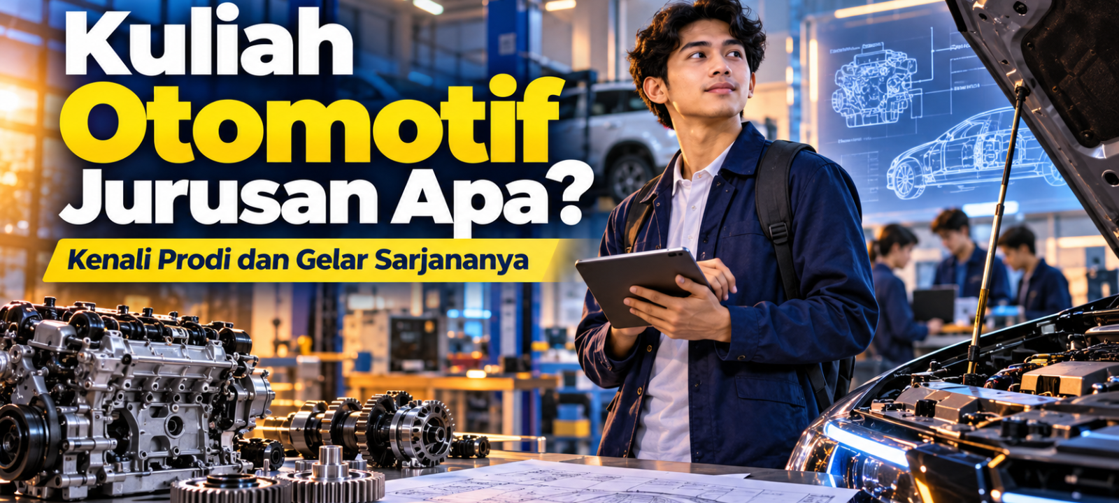 otomotif - Kuliah Otomotif Jurusan Apa? Kenali Prodi dan Gelar Sarjananya