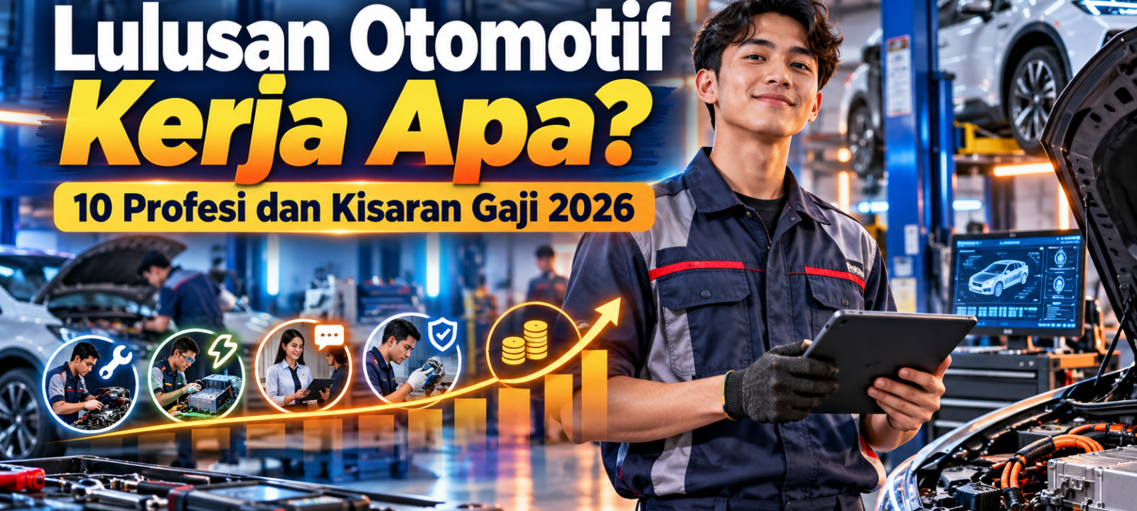 otomotif - Lulusan Otomotif Kerja Apa? 10 Profesi dan Kisaran Gaji 2026