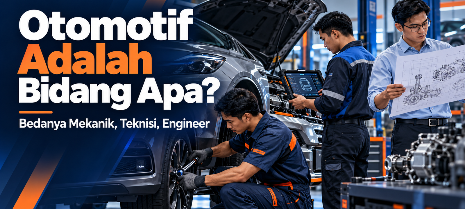 otomotif - Otomotif Adalah Bidang Apa? Bedanya Mekanik, Teknisi, Engineer