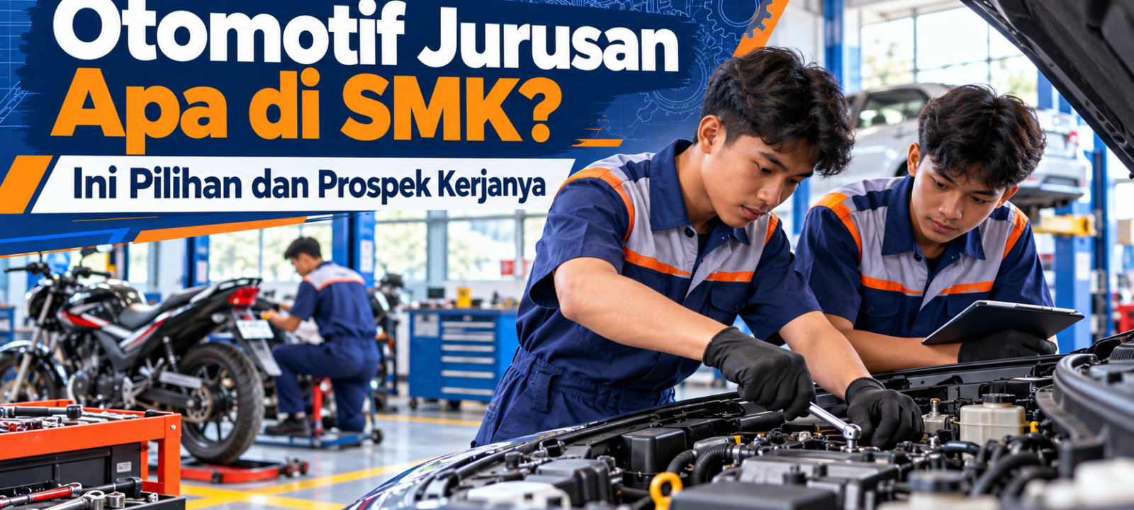 otomotif - Otomotif Jurusan Apa di SMK? Ini Pilihan dan Prospek Kerjanya