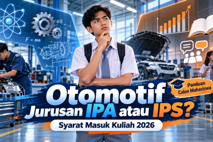 otomotif - Otomotif Jurusan IPA atau IPS? Syarat Masuk Kuliah 2026