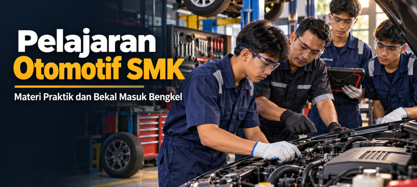 otomotif - Pelajaran Otomotif SMK: Materi Praktik dan Bekal Masuk Bengkel