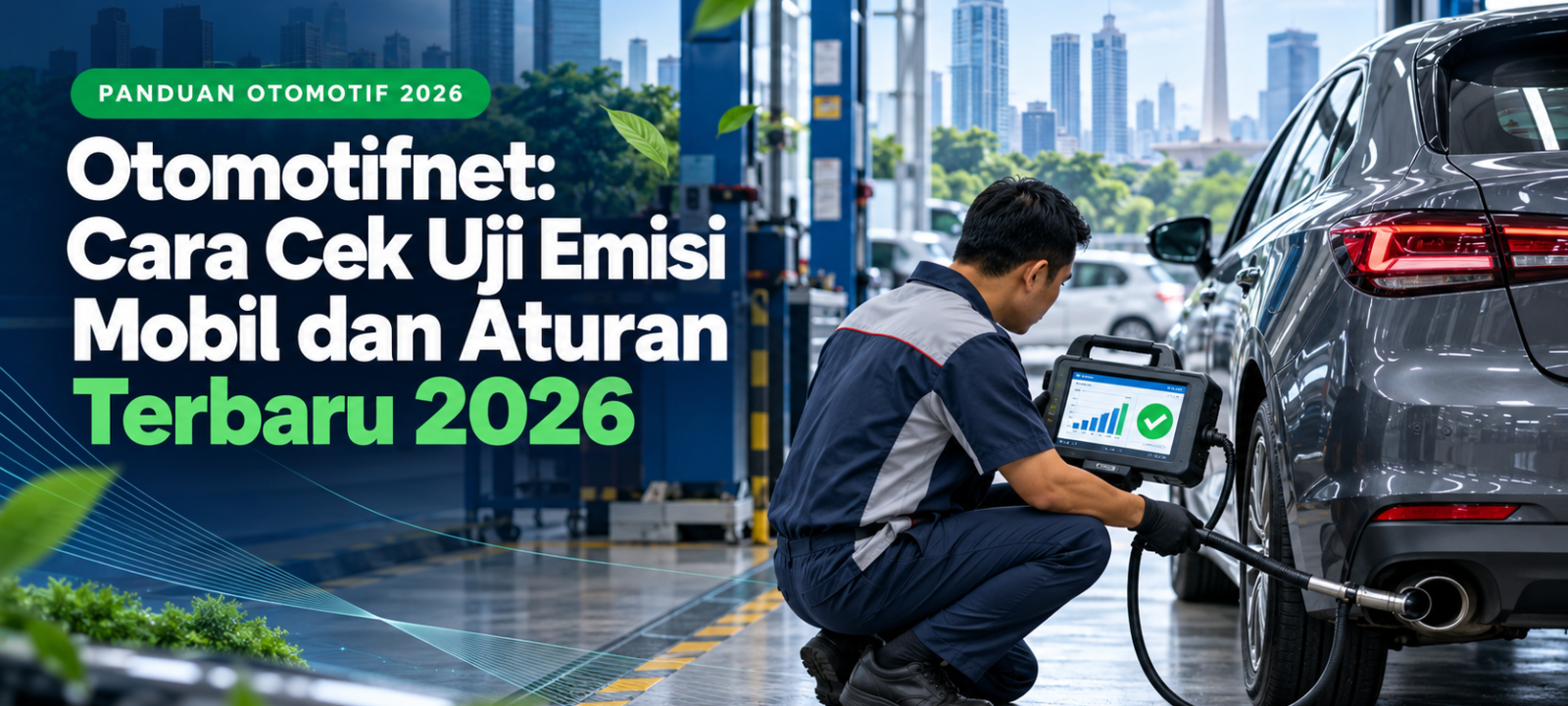 otomotifnet - Otomotifnet: Cara Cek Uji Emisi Mobil dan Aturan Terbaru 2026