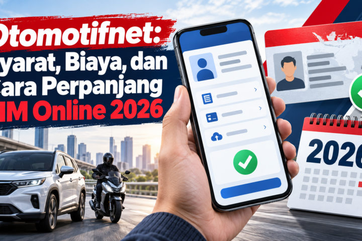 otomotifnet - Otomotifnet: Syarat, Biaya, dan Cara Perpanjang SIM Online 2026