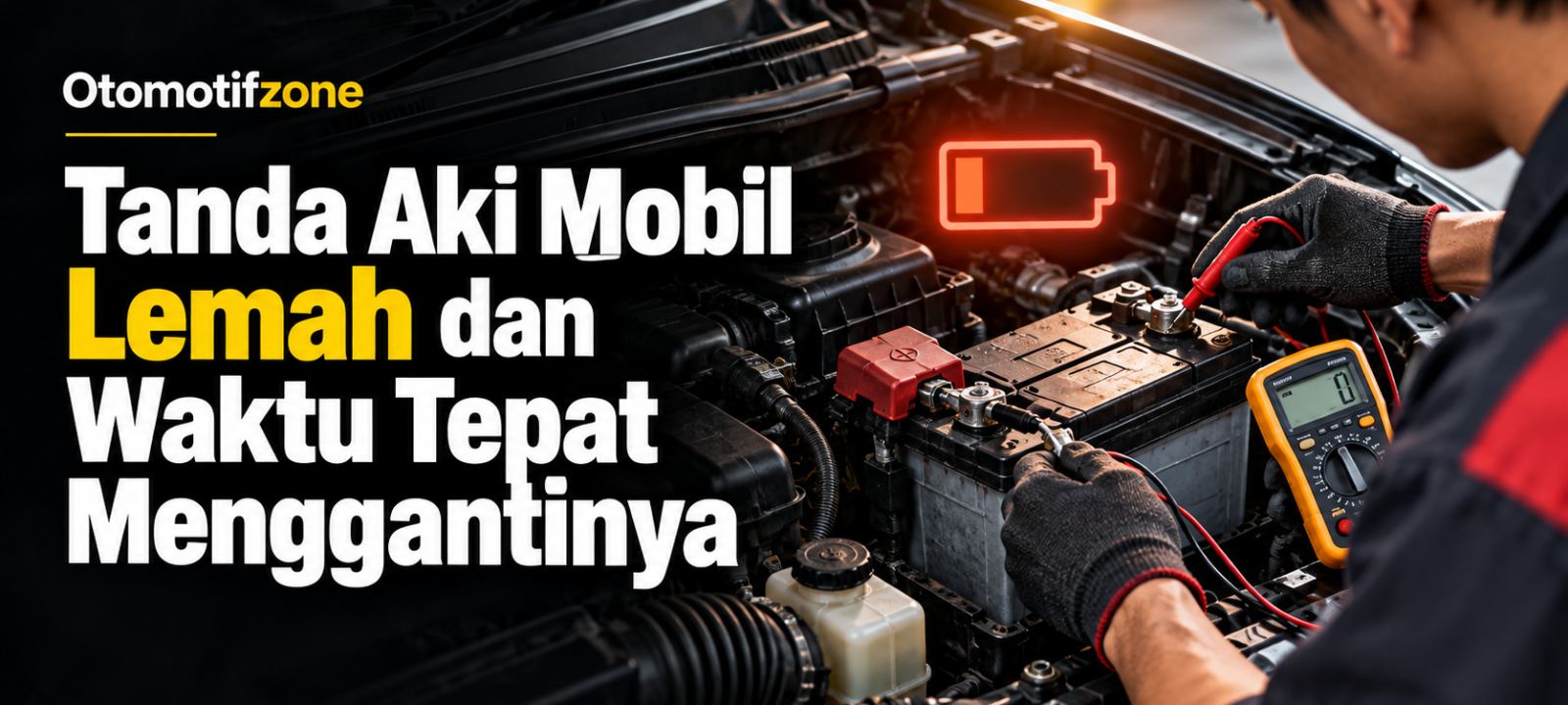 otomotifzone - Otomotifzone: Tanda Aki Mobil Lemah dan Waktu Tepat Menggantinya
