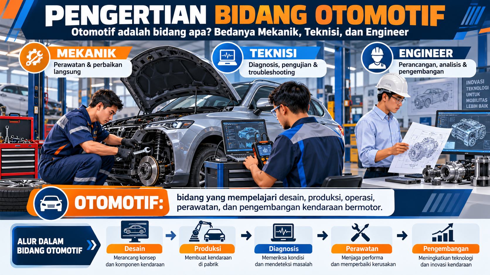 Pengertian Bidang Otomotif - otomotif