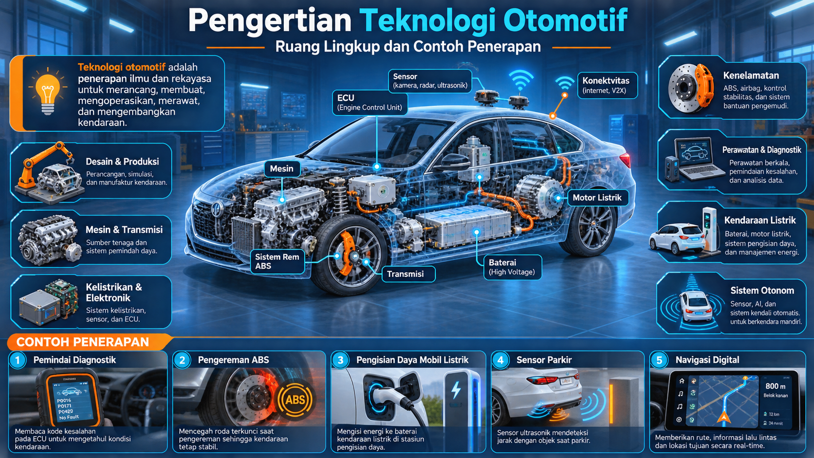 Pengertian Teknologi Otomotif - otomotif