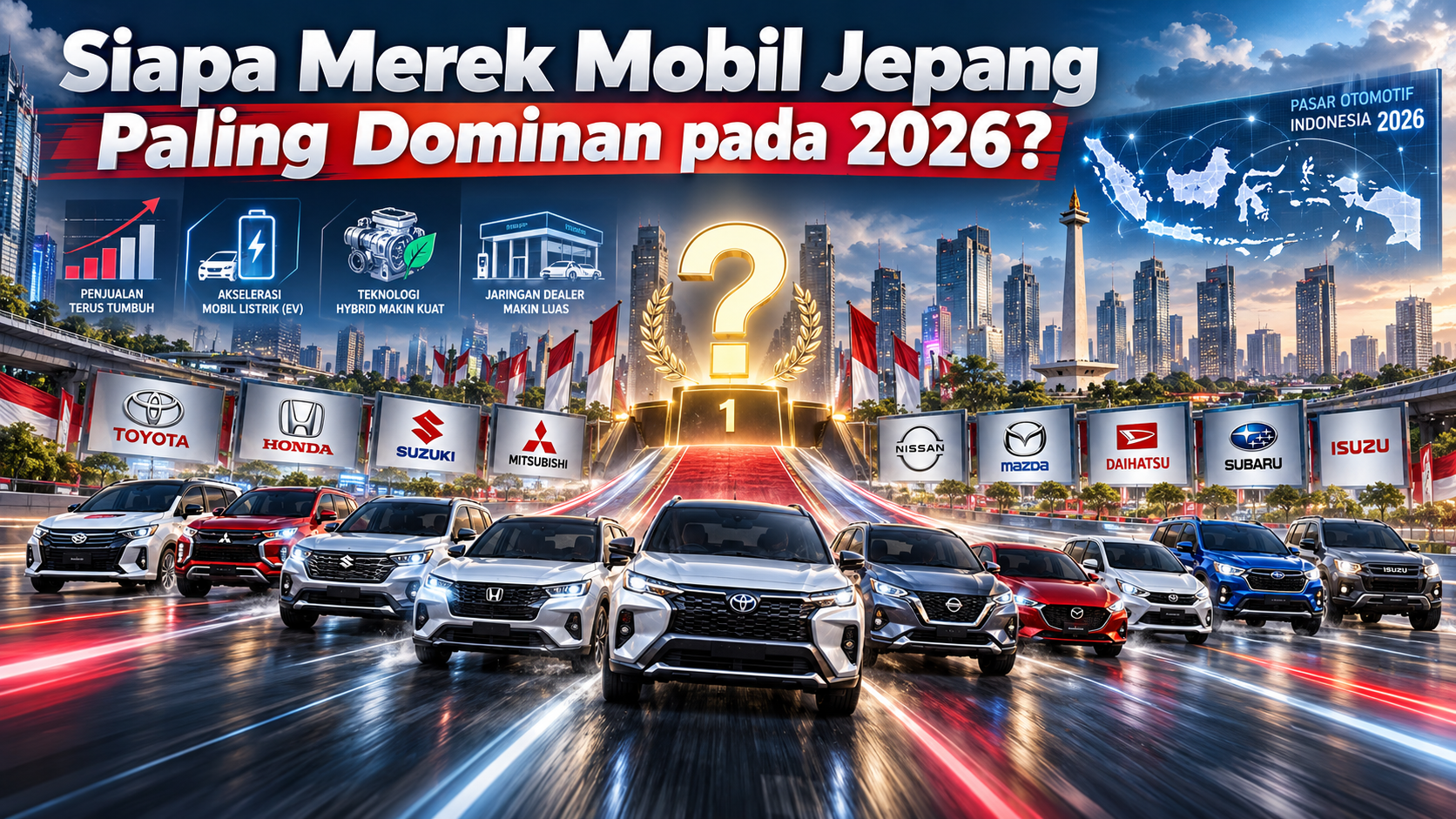 Siapa Merek Mobil Jepang Paling Dominan pada 2026? - mobil
